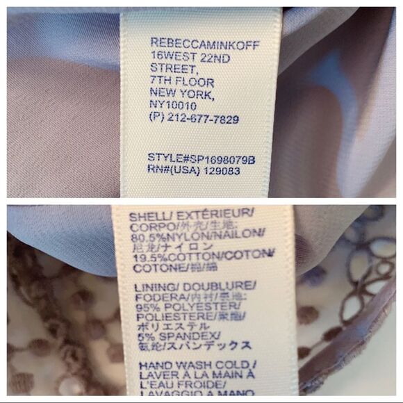 2 for $30 REBECCA MINKOFF Purple Lace “Mum” Dress - Picture 8 of 8